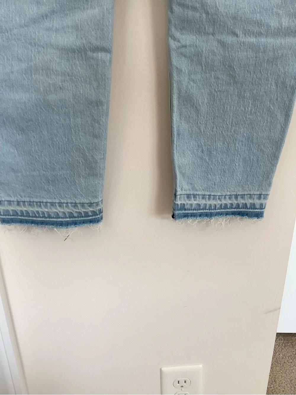 Talbots Light Blue Cropped Ankle Jeans, 4 petite